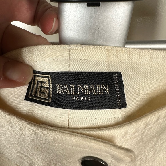 Vintage Balmain Paris Printed Pantsuit set size 4 - Picture 3 of 9